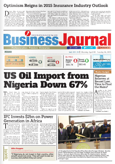 Business Journal Newspaper Vol 1