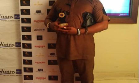 Jimoh Maiyegun of Farmcrowdy received the award on behalf of the company