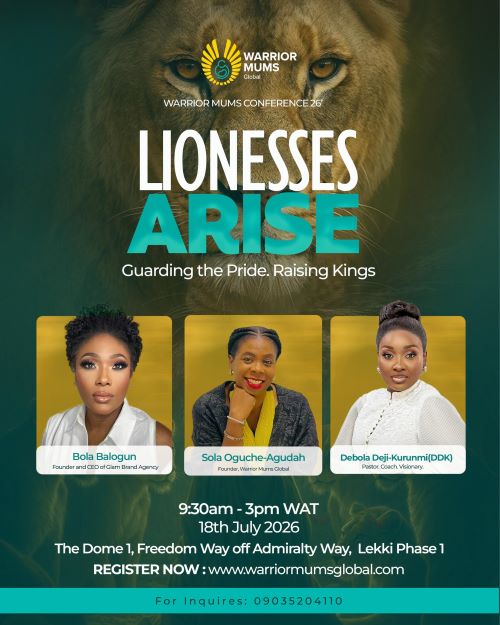 Warrior Mums Global to Host Inaugural Warrior Mums Conference 2026 in Lagos Warrior Mums Global to Host Inaugural Warrior Mums Conference 2026 in Lagos