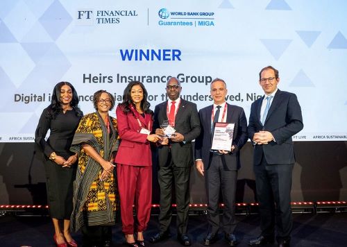 Heirs Insurance Group Wins Prestigious Financial Times–World Bank Group Africa Sustainable Futures Award Heirs Insurance Group Wins Prestigious Financial Times–World Bank Group Africa Sustainable Futures Award